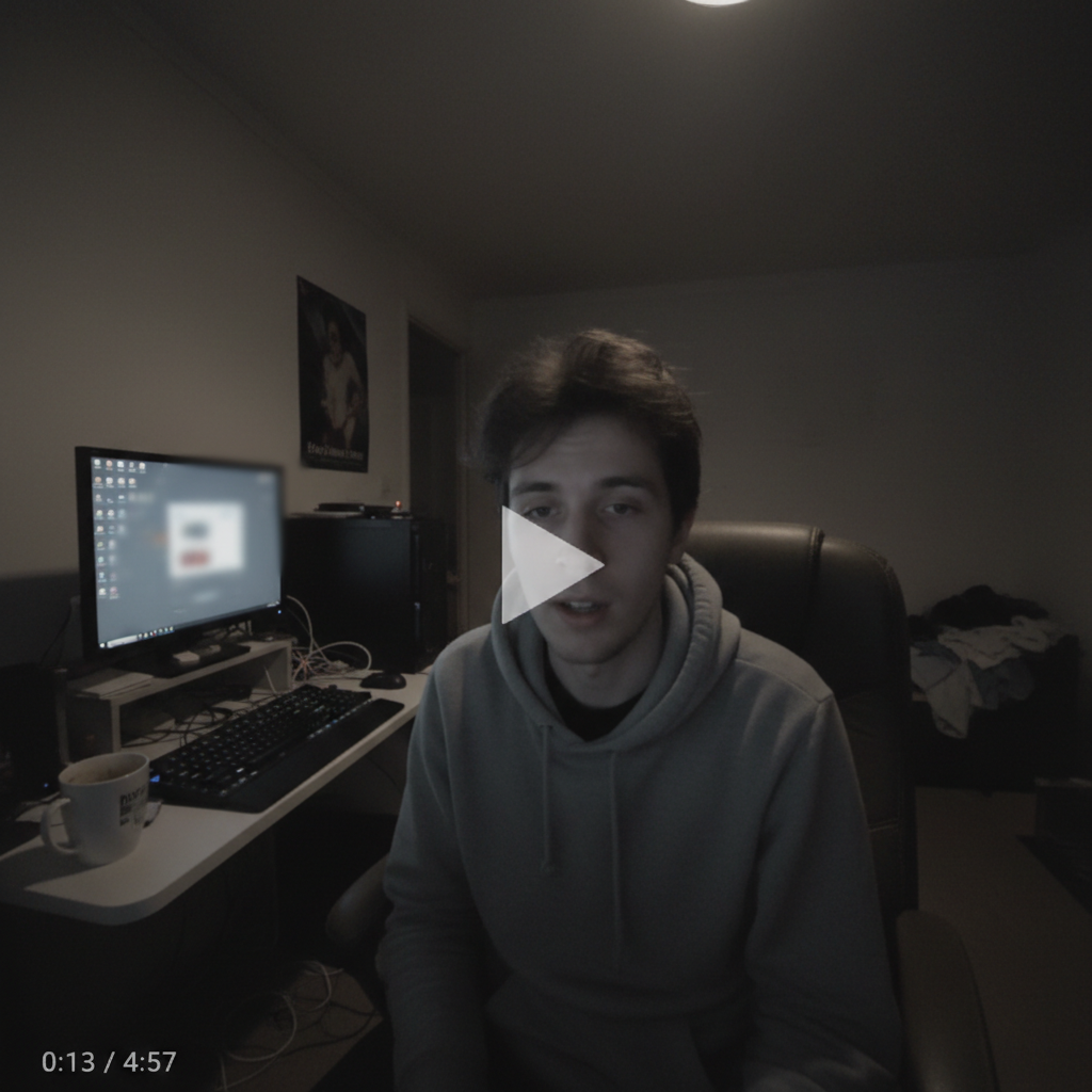 Low quality YouTube video before