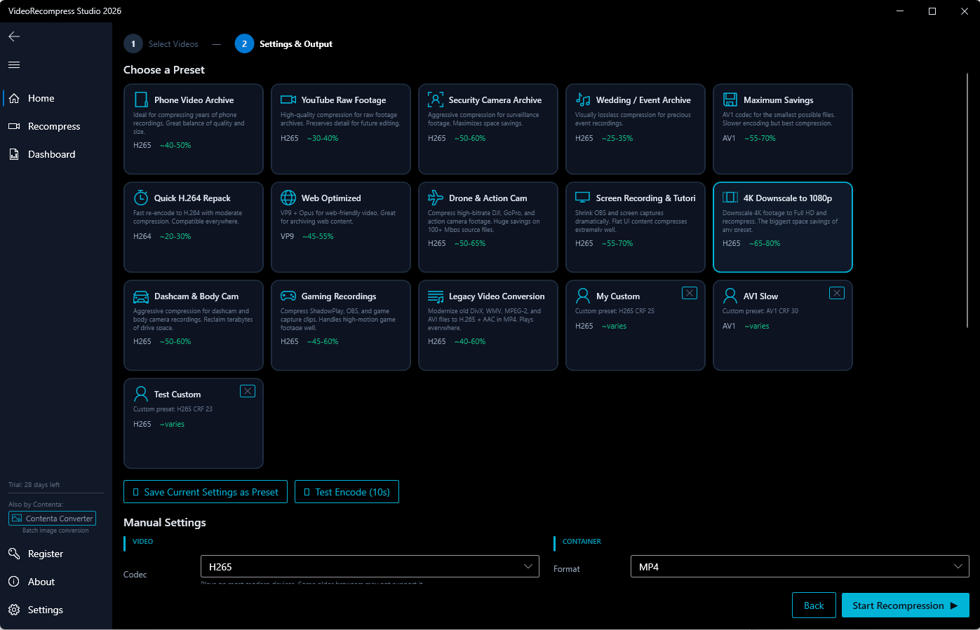 VideoRecompress Studio