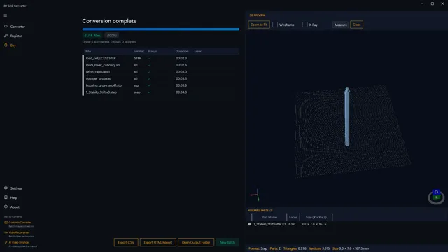 3D CAD Converter